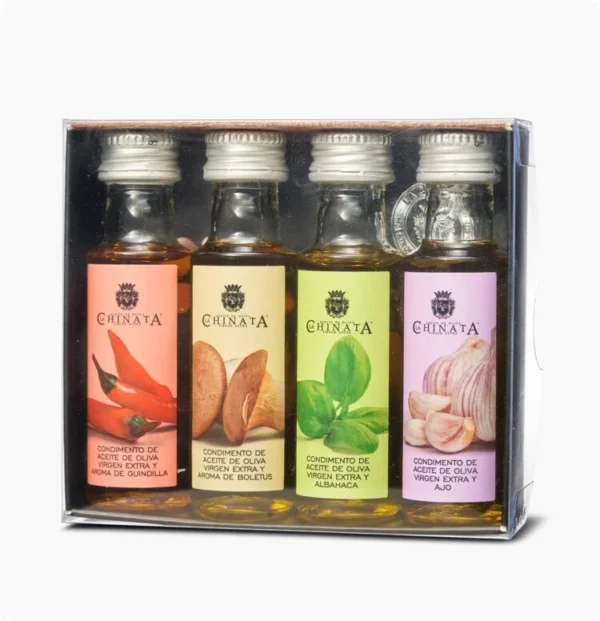ESTUCHE 4 ACEITE DE OLIVA VIRGEN EXTRA MONOVARIETAL (25 ml * 4)