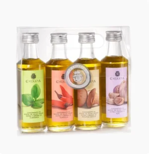 ESTUCHE 4 CONDIMENTOS (ALBAHACA, BOLETUS, GUINDILLA Y AJO) (100ml * 4)