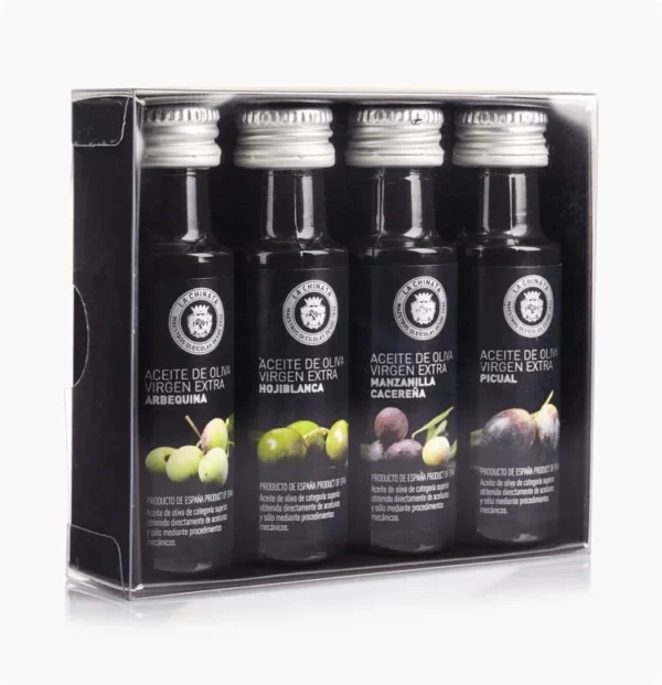 ESTUCHE 4 ACEITE DE OLIVA VIRGEN EXTRA MONOVARIETAL (25 ml * 4)